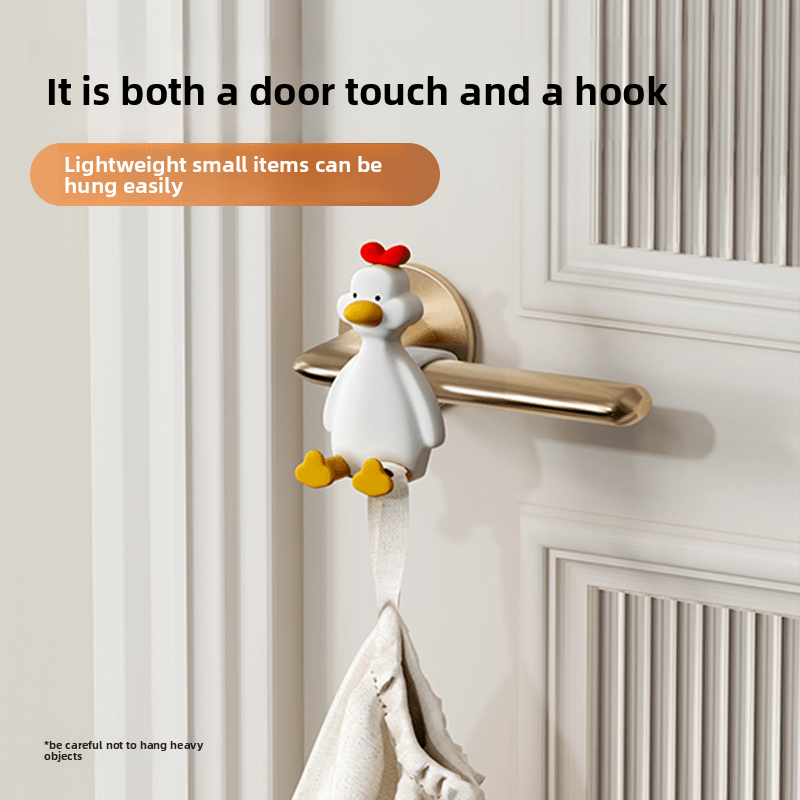 A Charming Cartoon Animal Doorstop - Featuring a Playful Animal Design, Perfect for Keeping Bedroom Doors Open, Enhancing Home Decor. This Soft Rubber Back Doorstop Acts As a Collision Pad, Operates Quietly, Maintains Its Shape