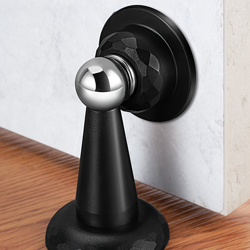 Set of 3 Magnetic Door Stoppers, Silicone Floor Magnets to Prevent Collisions, Ideal for Home And Bathroom Use - Made of Plastic