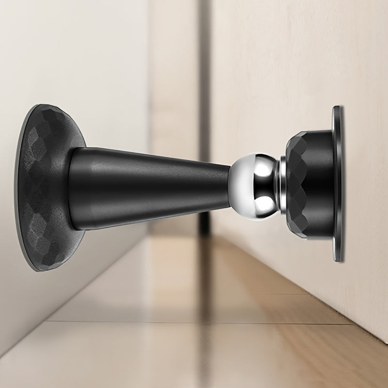 Set of 3 Magnetic Door Stoppers, Silicone Floor Magnets to Prevent Collisions, Ideal for Home And Bathroom Use - Made of Plastic