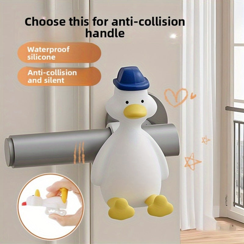 A Charming Cartoon Animal Doorstop - Featuring a Playful Animal Design, Perfect for Keeping Bedroom Doors Open, Enhancing Home Decor. This Soft Rubber Back Doorstop Acts As a Collision Pad, Operates Quietly, Maintains Its Shape
