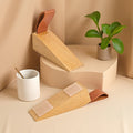 6pcs of Solid Wood Door Stoppers and Height-boosting Door Stoppers with Creative Anti-closing Function. Anti-closing Stoppers for Bedroom Movable Top Doors. Wooden Anti-collision Door Stoppers with Anti-slip Pads on The Bottom.