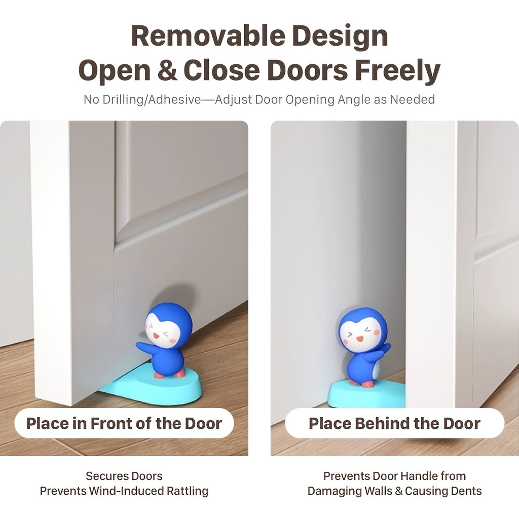 ANTI COLLISION DOOR WEDGE WINDPROOF SAFETY DESIGN PREVENTS DOOR ACCIDENTS