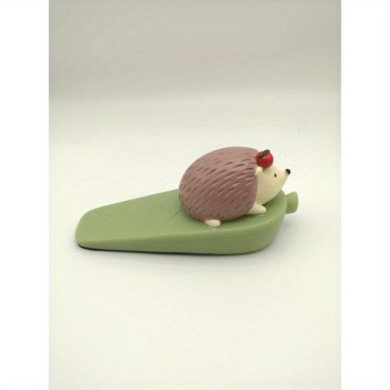 WONIU Cute Door Stopper Hedgehog Small Door Stops Animal Door Wedge for Offi Home Classroom Plastic 2 Inches