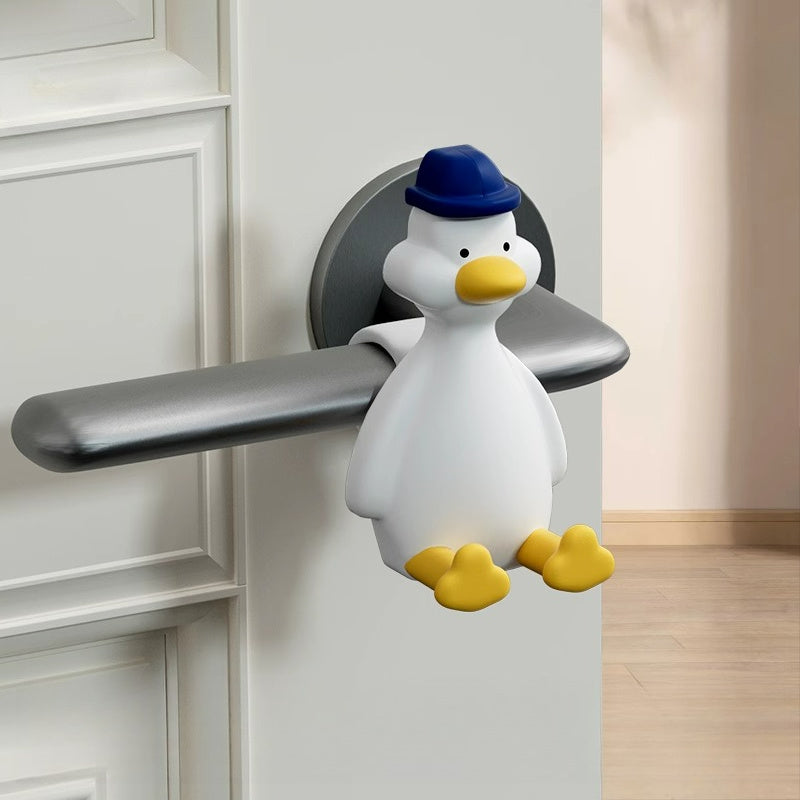 A Charming Cartoon Animal Doorstop - Featuring a Playful Animal Design, Perfect for Keeping Bedroom Doors Open, Enhancing Home Decor. This Soft Rubber Back Doorstop Acts As a Collision Pad, Operates Quietly, Maintains Its Shape