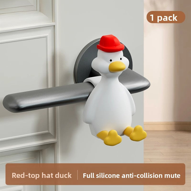 A Charming Cartoon Animal Doorstop - Featuring a Playful Animal Design, Perfect for Keeping Bedroom Doors Open, Enhancing Home Decor. This Soft Rubber Back Doorstop Acts As a Collision Pad, Operates Quietly, Maintains Its Shape